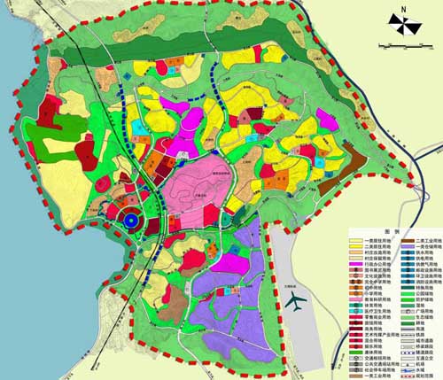 大理市海东新城中心片区控制性详细规划